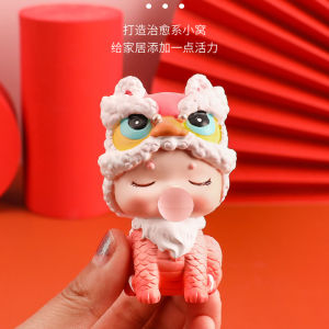 Lucky Beast Blind Box Chinese Fad Mascot God Beast Decoration Healing Series Ins Handmade Toy Gift Birthday Gift