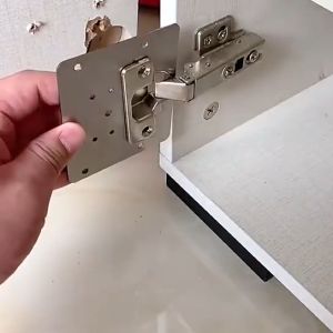 10/20 Sets Stainless Steel Hinge Repair Plate Kits Flat Mounting Plate with Screws Cabinet Wardrobe Drawer Table Hinges Furniture Door Fixing Brackets