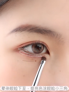 Makeup Brush Eyeliner Brush Angled Eyeliner Brush Ultra-Thin Soft