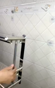 SHENAR GANTUNGAN HANDUK RAK HANDUK STAINLESS RACK TOWEL 2 SUSUN RAK GANTUNG SS ATAU STAINLESS STELL ORCHID RACK