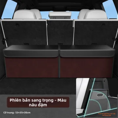 DELIHUA | Thùng Đựng Đồ Cốp Xe Ô Tô Thiết Kế Vát Nghiêng