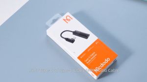 ORIGINAL MCDODO AUDIO ADAPTER 60W PD TYPE C FAST CHARGING TO TYPE C & DC 3.5MM EARPHONE SPLITTER ADAPTOR CONVERTER USB C