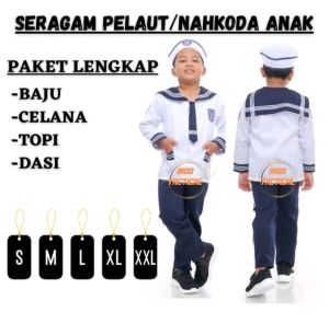 BAJU PELAUT ANAK BAJU POPEYE ANAK BAJU PROFESI ANAK PELAUT BAJU SERAGAM KARNAVAL ANAK