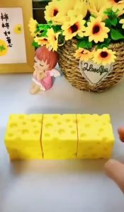 Mainan Squishy Mouse Squisi Tikus Keju Karet Penghilang Stress