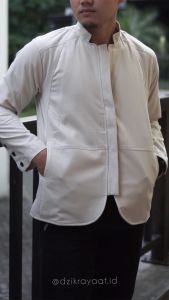 Jasket Dzikrayaat DZ-429 Jasket Broken White - Baju Koko Dzikroyat/Zikroyat