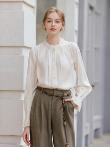 XIANGYING | Fashion Professional Long Sleeve French Style Shirt