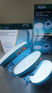 Đèn LED khẩn cấp năng lượng mặt trời cầm tay cầm tay Đèn chiếu sáng gian hàng chợ đêm chạy bằng pin lithium 107/120 *