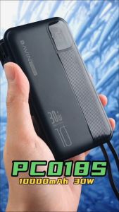 BAVIN PC018 10000mAh Fast Charging Power Bank Compatible iPh Cable & Plug Built-in Type-C for iPh 17