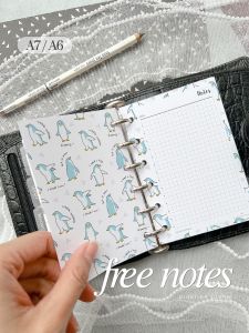 บล็อกสีสันสดใส กระดาษแยกส่วน กระดาษแทรก สมุดบันทึก ลายสัตว์น่ารัก กระดาษแบ่งส่วน ขนาด A6 A7 บรรจุภัณฑ์อื่นๆ