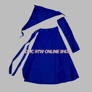 Kimona at saya plain BLUE Buwan ng wika custome for Teens-Adult