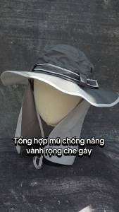 Mũ rộng vành chống nắng tia UV dã ngoại picnic chơi golf đi rừng NTB15