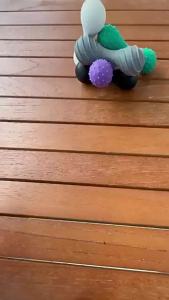 Meade | Fidget Texture Sensory Stone Fingertip Massage Dumbbells Stress Relief Gyroscope Muscle Training Desk Toy for Adults Office Gift