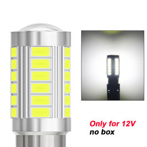 2 Bóng Đèn LED BA15S 1156 P21W 1157 BAU15S PY21W P21/5W BAY15D Canbus Xi Nhan Đèn Chạy Ban Ngày 12V 24V Cho Ô Tô Xe Tải Xe ATV