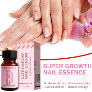 10ML UltraGrow Nail Serum for Growth and Strength with Keratin Complex Olive Oil & Vitamin E for Weak Brittle Splitting Nails