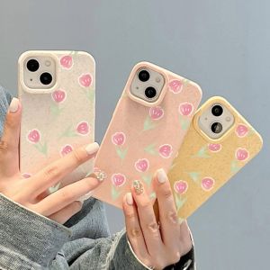 For iPhone 14 Pro max Fresh flowers ins Trendy shell 13 12 11 15 8plus 7plus iPhone Case XR X Xs Max 11pro