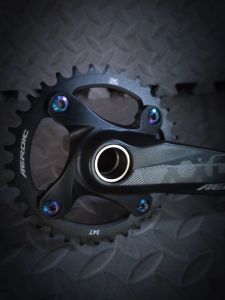 Aeroic Crankset Hallowtech MTB with BB 1by 1x34T XXC-3 / 7 - Bike Parts