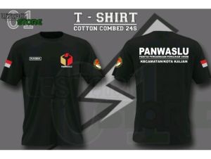 BAJU POLOSHIRT KERAH BAWASLU TERBARU GRATIS CUSTOM NAMA