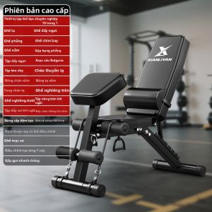 XIANLIYAN | Ghế Tập Tạ Đa Năng Có Thể Điều Chỉnh Gấp Hoàn Toàn Tại Nhà