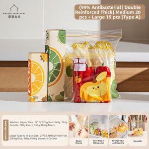 MODERN SWEETHOME | Food-grade Freezable Sealable Food Storage Bags