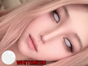 【Halloween】EyeShare cosplay softlens Pure White/Pure black seri lensa lunak contact lenses Dapat digunakan untuk riasan Halloween anime cosplay Annual use 14.5mm