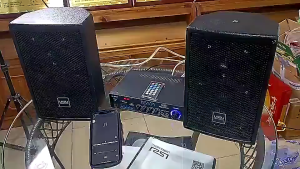 Brett-12V 220V 2000W HIFI audio player 12v amplifier and Bluetooth 5.0 speaker 2.0-channel MP3 player