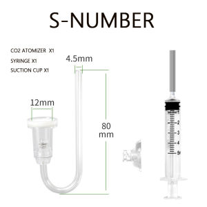 ZRDR | Aquarium DIY CO2 Diffuser Acrylic Transparent Fine Water Grass Tank CO2 Anti Reverse Diffusion Atomizer Water Injection Atomizer