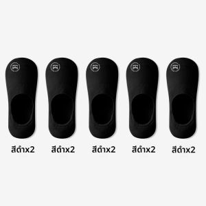 MiiOW | ถุงเท้ากันลื่น Catman สำหรับผู้หญิง ทรงเรียบง่าย สวมใส่สบาย ระบายอากาศได้ดี ดูดซับเหงื่อ ไม่หลุดร่วง ถุงเท้าเรือ