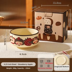 Cartoon Fruit Design Multifunctional Bowl
