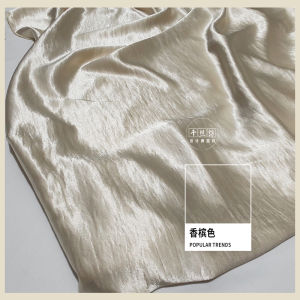 ผ้าอะซิเตทเนื้อหนา ผ้าทรงหยดน้ำสะท้อนแสง ผ้าสำหรับออกแบบเสื้อผ้าสไตล์จีนโบราณ ผ้าสำหรับตกแต่งบ้าน สีสันสดใส วัสดุอื่นๆ