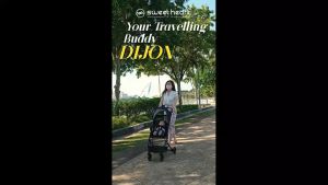 Sweet Heart Paris DIJON Elegant Lightweight Design Compact Travelling Stroller with 4.7KG Baby (6 Months to 3 Years Old)