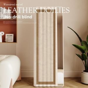 YINSHANG | Dust-proof Full-length Mirror Curtain No-drilling Door Curtain