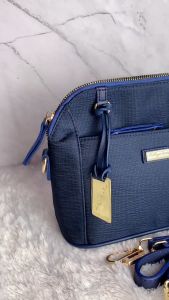 Phillipe Jourdan Domine Tas Selempang Wanita Blue (Canvas)