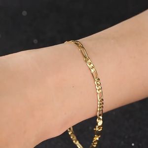 24K Saudi Gold Nasasangla Pawnable Paperclip Bracelet: A Unique Gift for Women & Men