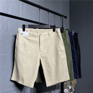 High Waist Cotton Linen Casual Sport Shorts Mens Five-Point Tagless Fashion Urban Style Breathable Cool Sensation Summer Shorts