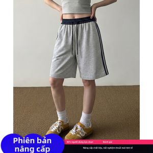 CHENMU | Quần Short Nam Kiểu Mỹ Phong Cách Thời Trang Sọc Ngang Đến Gối