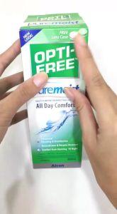 Air softlens Opti Free Puremoist 300ml pencuci softlens