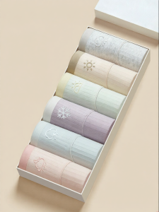 MiiOW | Seamless Antibacterial Pure Cotton Mid Waist Panties