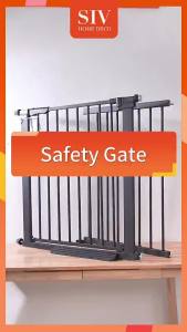SIV 69-153 CM Pagar Baby Safety Gate Fence Guard With Security Lock For Bayi Kids Dogs s