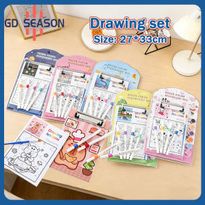 Childrens Drawing Book Cartoon Coloring Book For Kids Educational Toys Kids Drawing Watercolor Set