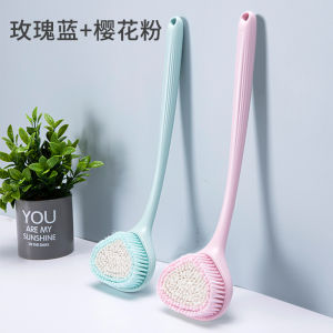 Large Size Bath Brush Soft Bristle Long Handle Back Scrubbing Tool Shower Brush Professional Mud Scrubbing Body Care Tool