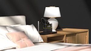 【✅SG Seller✅】RICHMENT 5 in 1 Wireless Charging Dock Station 15W Fast Charger Magnetic Wireless Charger Stand with RGB Alarm with Clock Stand Holder for iPhone15 14 13 12Pro iWatch 8/7 Airpods & Smartphone (Not incudled QC3.0 Adapter) (with FREE SHIPPING)