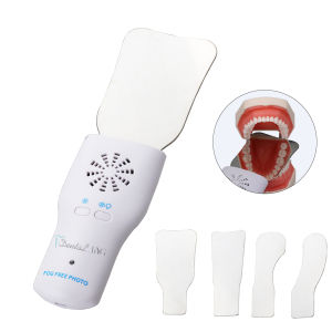 ทันตกรรมจัดฟันการถ่ายภาพ LED หมอกฟรีกระจกความแข็งสูงสแตนเลส Cavity Obervation Reflector Oral จัดฟัน