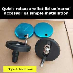 Toilet cover accessories installation fixed expansion screw universal quick release round stainless steel base connection bolt