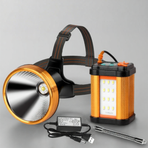 DENGTUTENG | High-power Rechargeable Bright Headlamp Yellow Light