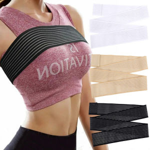 ผ้าพันรับน้ำหนักรัดกล้ามเนื้อกันกระแทกผู้หญิงแก้ไขสายรัดหน้าอกเชือกรัดหน้าอกแบบยืดหยุ่นได้สายรัดสเตปิไลเซอร์หน้าอกปกป้อง