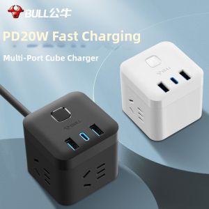 Bull | Đầu Chuyển Đa Cổng Sạc Nhanh 20W