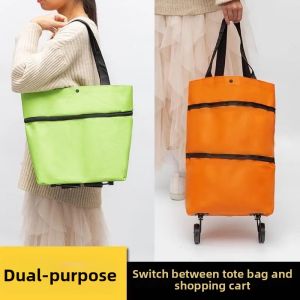 ZHIZHOU | Eco-Friendly Large Capacity Portable Shopping Trolley