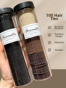 Black Durable Hair Ties for Long Hair