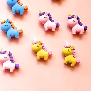 Creative 3D Eraser Cartoon Unicorn Cute Animal Model Rubber Eraser Correction School Supplies