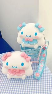 Tas Cinnamorol Selempang anak Silicone pop it karakter Sanrio Sling Bag Dompet Koin Cermin Makeup